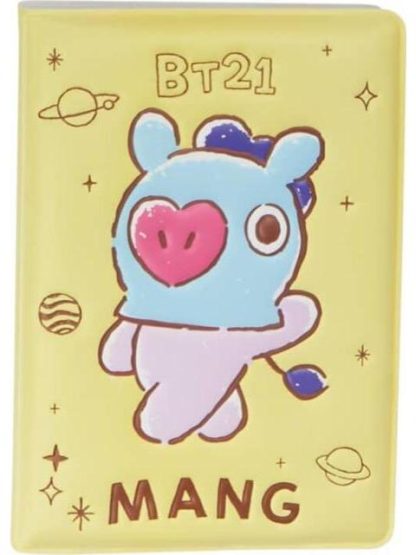 LIBRETA CON STICKERS MANG AMARILLO BT21