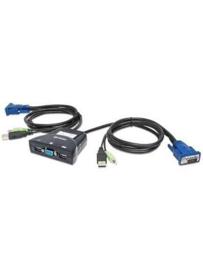 MANHATTAN SWITCH KVM 151245 2X USB 2X VGA