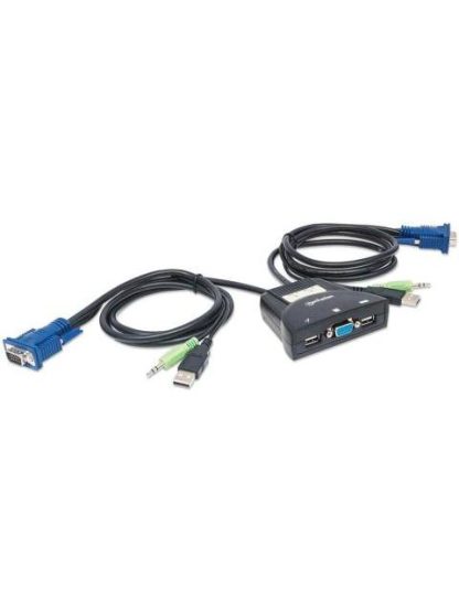 MANHATTAN SWITCH KVM 151245 2X USB 2X VGA - Image 2