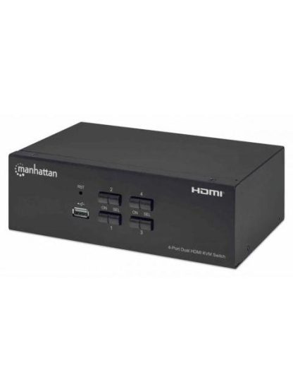 MANHATTAN SWITCH KVM 153539 6X USB 8X HDMI