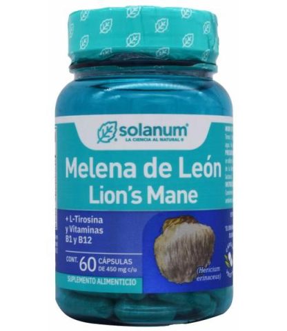 MELENA DE LEON 60 CAP SOLANUM TURQUESA