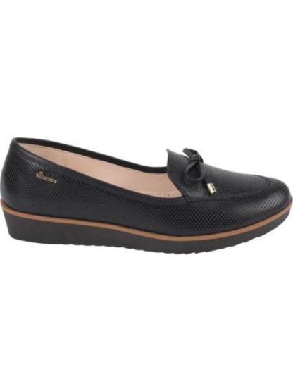 MOCASIN DE PIEL NEGRO VICENZA