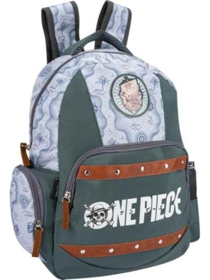 MOCHILA ESCOLAR GRIS ONE PIECE - Image 2