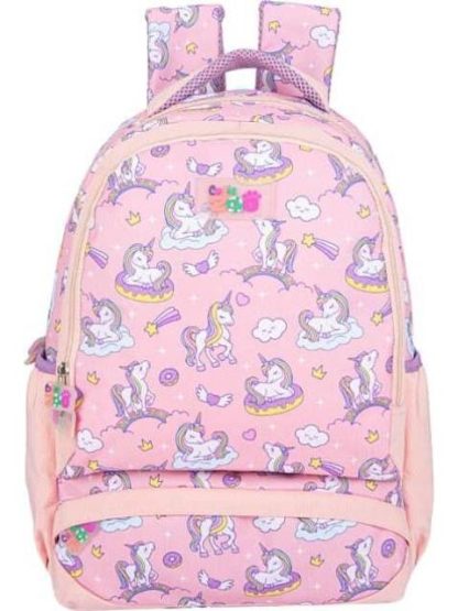 MOCHILA ESCOLAR ROSA CUTIE ZOO