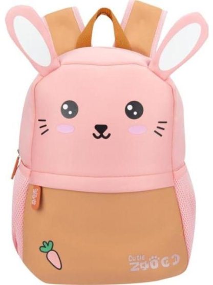 MOCHILA ESCOLAR ROSA CUTIE ZOO