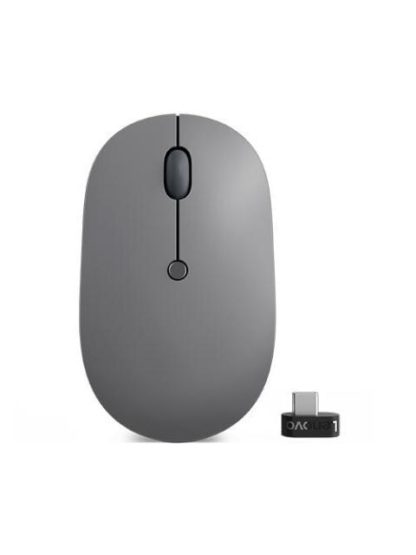 MOUSE LENOVO OPTICO GO INALAMBRICO USB C 2400DPI GRIS