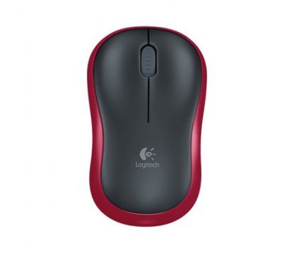 MOUSE LOGITECH OPTICO M185 RF INALAMBRICO 1000DPI NEGRO-ROJO - Image 2