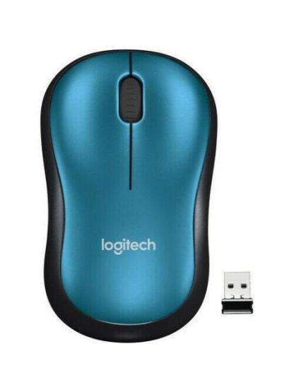 MOUSE LOGITECH M185 AZUL INALAMBRICO USB (910-003636) - Image 2