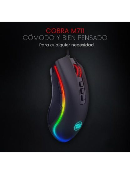 MOUSE REDRAGON COBRA CHROMA JUEGO NEGRO - Image 4