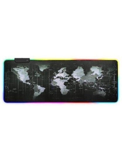 MOUSEPAD GAMER BROBOTIX PLANISFERIO XL RGB NEGRO-GRIS 651329