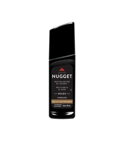 NUGGET CERA CALZADO LIQUIDO NEGRA 60 ML