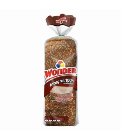 PAN INTEGRAL 100% GRANDE WONDER 567 GR