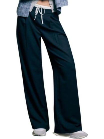 PANTALON ANCHO AZUL MARINO HOLLY LAND - Image 3