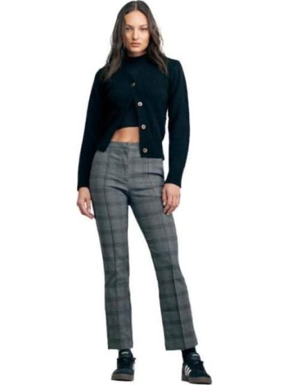 PANTALON CINTURA ALTA GRIS HOLLY LAND