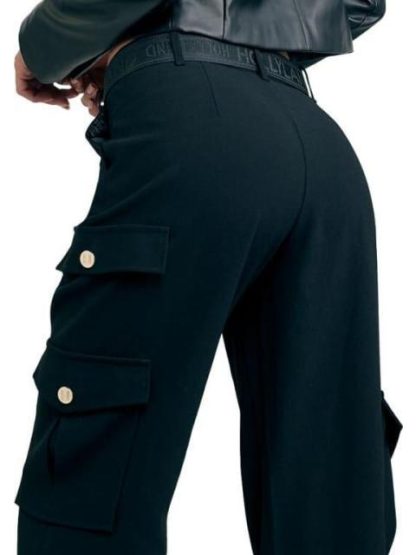 PANTALON CINTURA SUPERALTA NEGRO HOLLY LAND - Image 5