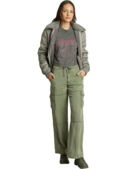 PANTALON PARACHUTE VERDE SANTA LOLA