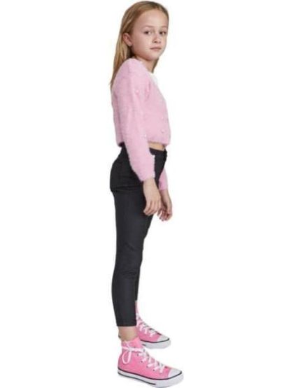 PANTALON EFECTO PIEL NEGRO HOLLY LAND KIDS - Image 3