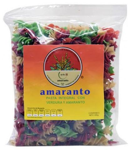 PASTA INTEGRAL FUSILLI 200 G ARTE AMARANTO