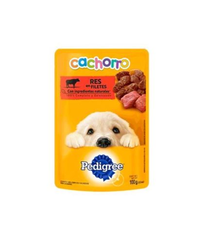 PEDIGREE CACHORRO RES SOBRE DE 100 GR