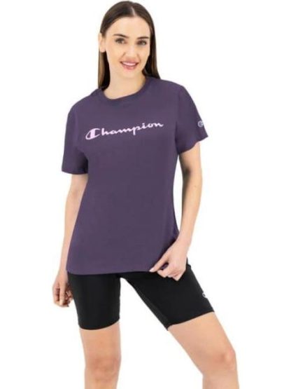 PLAYERA CLASIC PRINTED TEE MORADO CHAMPION - Image 4