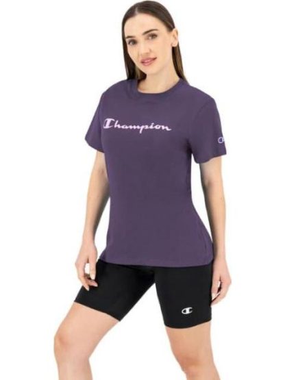 PLAYERA CLASIC PRINTED TEE MORADO CHAMPION - Image 5