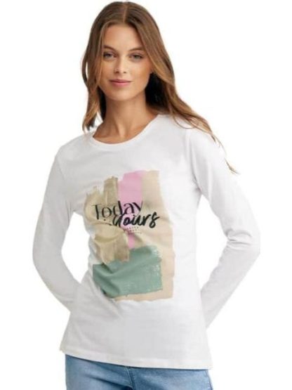 PLAYERA DAMA BLANCO HOLLY LAND - Image 2