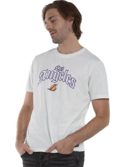 PLAYERA LAKERS TEE BLANCO NBA - Image 2