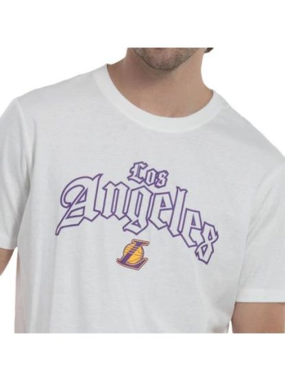 PLAYERA LAKERS TEE BLANCO NBA - Image 4