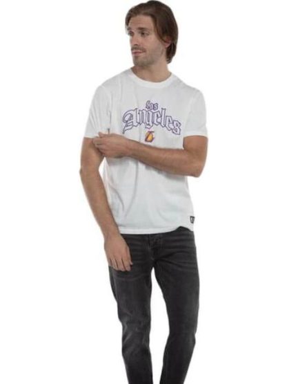 PLAYERA LAKERS TEE BLANCO NBA - Image 5