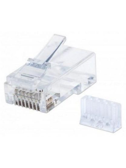 INTELLINET CONECTOR RJ-45 PARA CABLE CAT6 UTP TRANSPARENTE 90 PIEZAS - Image 2