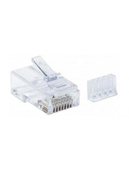 INTELLINET CONECTOR RJ-45 PARA CABLE CAT6 UTP TRANSPARENTE 90 PIEZAS - Image 4