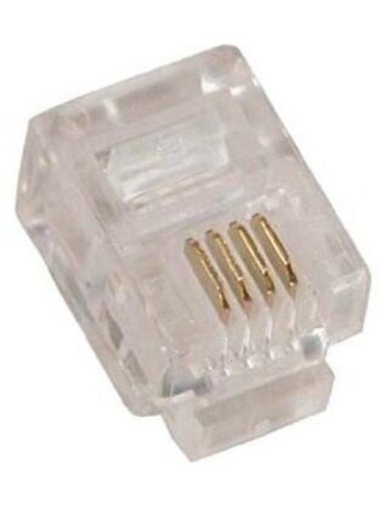 PLUG RJ11 BROBOTIX 170301 RJ11 TRANSPARENTE