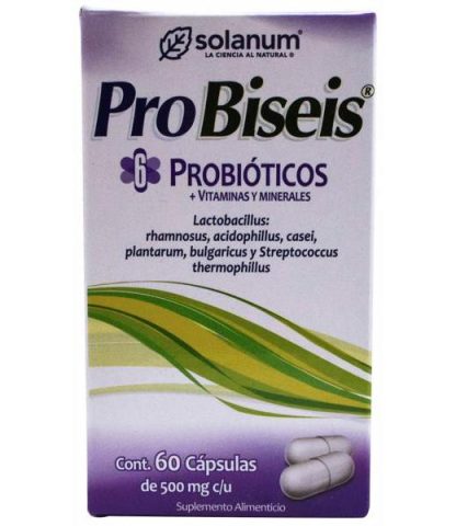 PRO BISEIS PROBIOTICOS 60 CAP SOLANUM