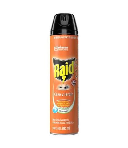 RAID INSECTICIDA CASA Y JARDIN 285 ML