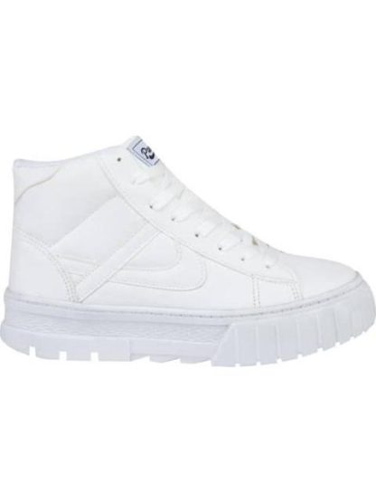 REINA BOTA CASUAL PLATAFORMA BLANCO PANAM