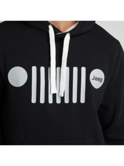 SUDADERA CON GORRO NEGRO JEEP - Image 4