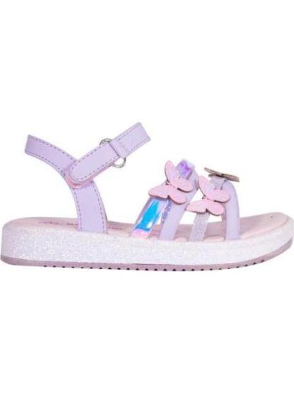 SANDALIA CASUAL MARIPOSAS LILA TROPICANA N