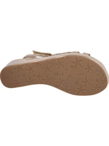 SANDALIA CON PLATAFORMA ORO VIVIS SHOES KIDS - Image 4