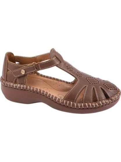 SANDALIA PESCADOR PIEL CAMEL SHOSH - Image 2