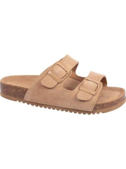 SANDALIA PIEL SUECO CAMEL VI LINE - Image 2