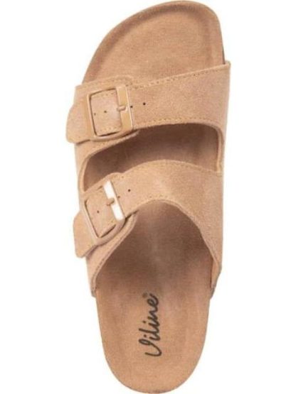 SANDALIA PIEL SUECO CAMEL VI LINE - Image 3