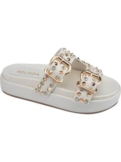 SANDALIA PLANA ESTOPEROLES BEIGE/HUESO BELINDA PEREGRIN - Image 2