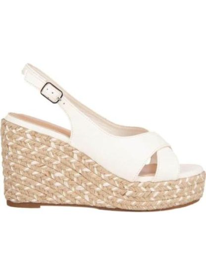 SANDALIA PLATAFORMA YUTE BLANCO VI LINE