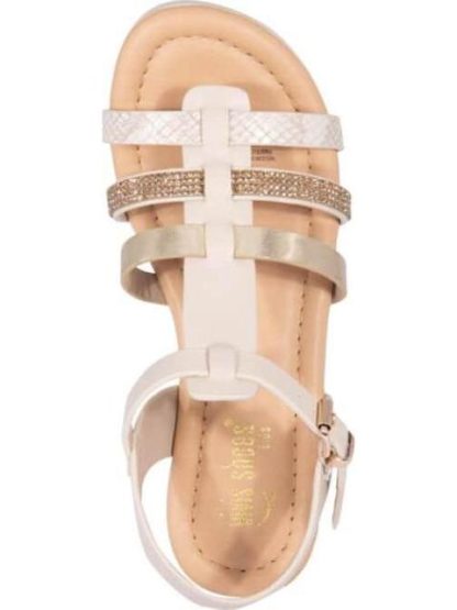 SANDALIA ROMANA CON PLATAFORMA BEIGE VIVIS SHOES KIDS - Image 3