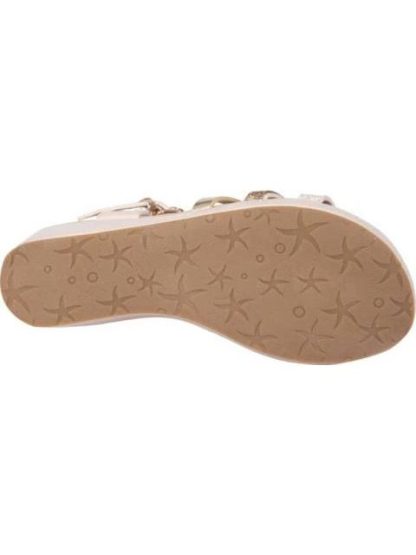 SANDALIA ROMANA CON PLATAFORMA BEIGE VIVIS SHOES KIDS - Image 4