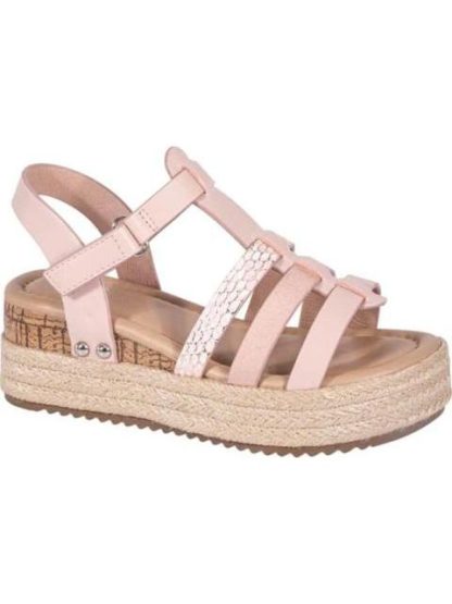 SANDALIA ROMANA CON PLATAFORMA ROSA VIVIS SHOES KIDS - Image 2