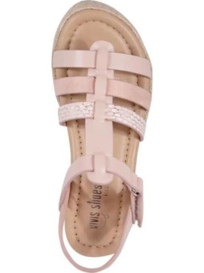 SANDALIA ROMANA CON PLATAFORMA ROSA VIVIS SHOES KIDS - Image 3