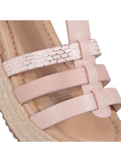 SANDALIA ROMANA CON PLATAFORMA ROSA VIVIS SHOES KIDS - Image 6