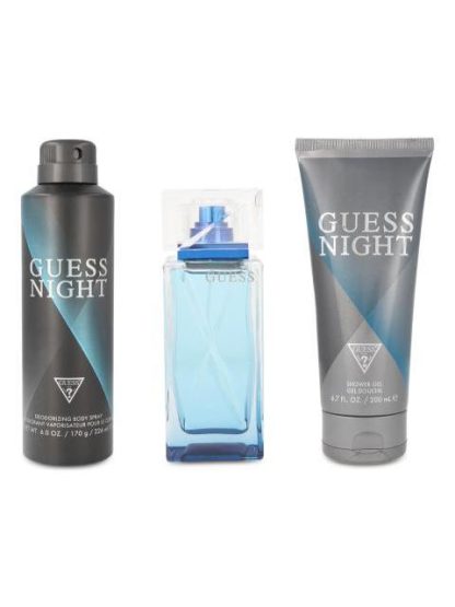 SET GUESS NIGTH POUR HOMME 3PZ 100ML EDT SPRAY