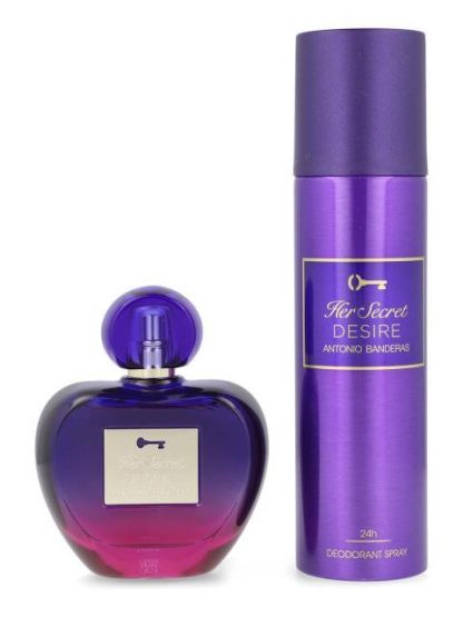 SET HER SECRET DESIRE ANTONIO BANDERAS 2PZ - MUJER